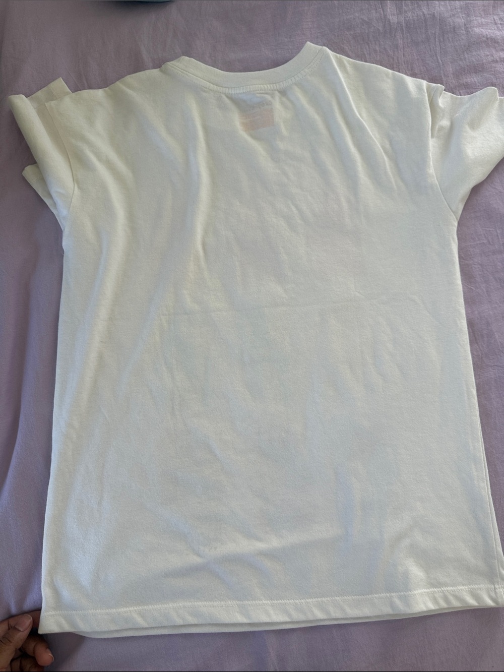 Cat & Jack White Tee with Red Logo Print - Picture 3 of 3